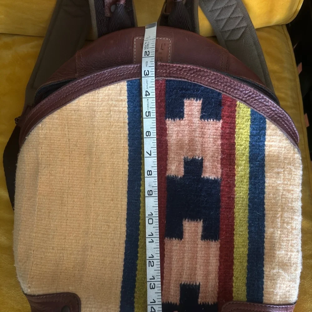 Will Leather Goods Brown and Multicolor Backpack - Picture 8 of 9